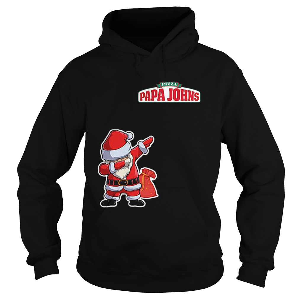 Dabbing Santa Pizza Papa Johns Hoodie