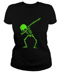 Dabbing Skeleton Halloween GLOW Skeleton Dab  Classic Ladies