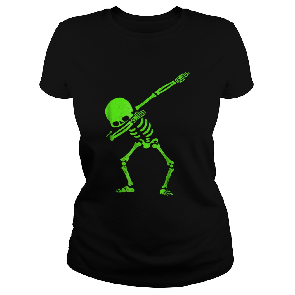 Dabbing Skeleton Halloween GLOW Skeleton Dab Classic Ladies