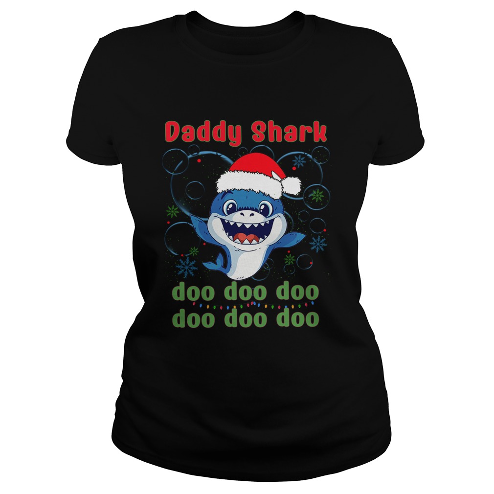 Daddy Shark Doo Doo Doo T Classic Ladies