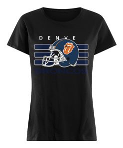 Denver Broncos The Rolling Stones  Classic Women's T-shirt