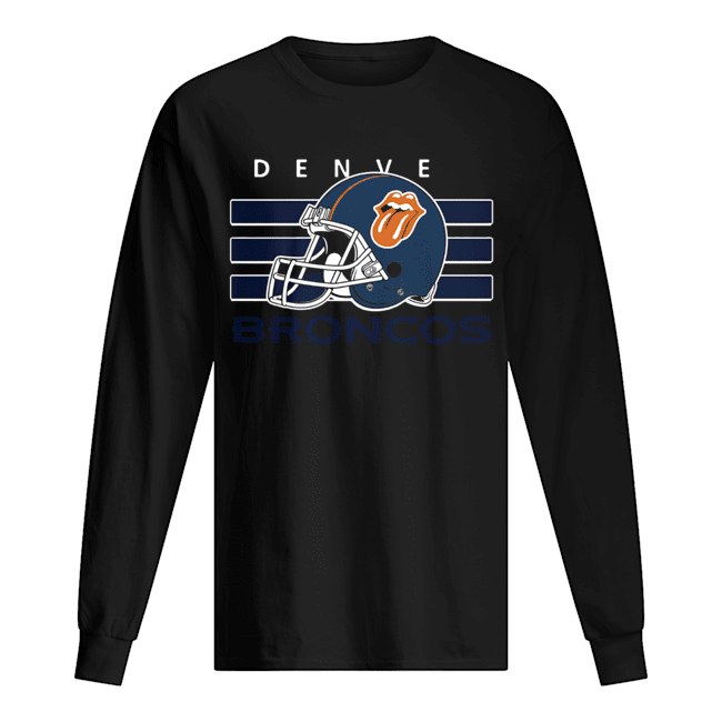 Denver Broncos The Rolling Stones Long Sleeved T-shirt 