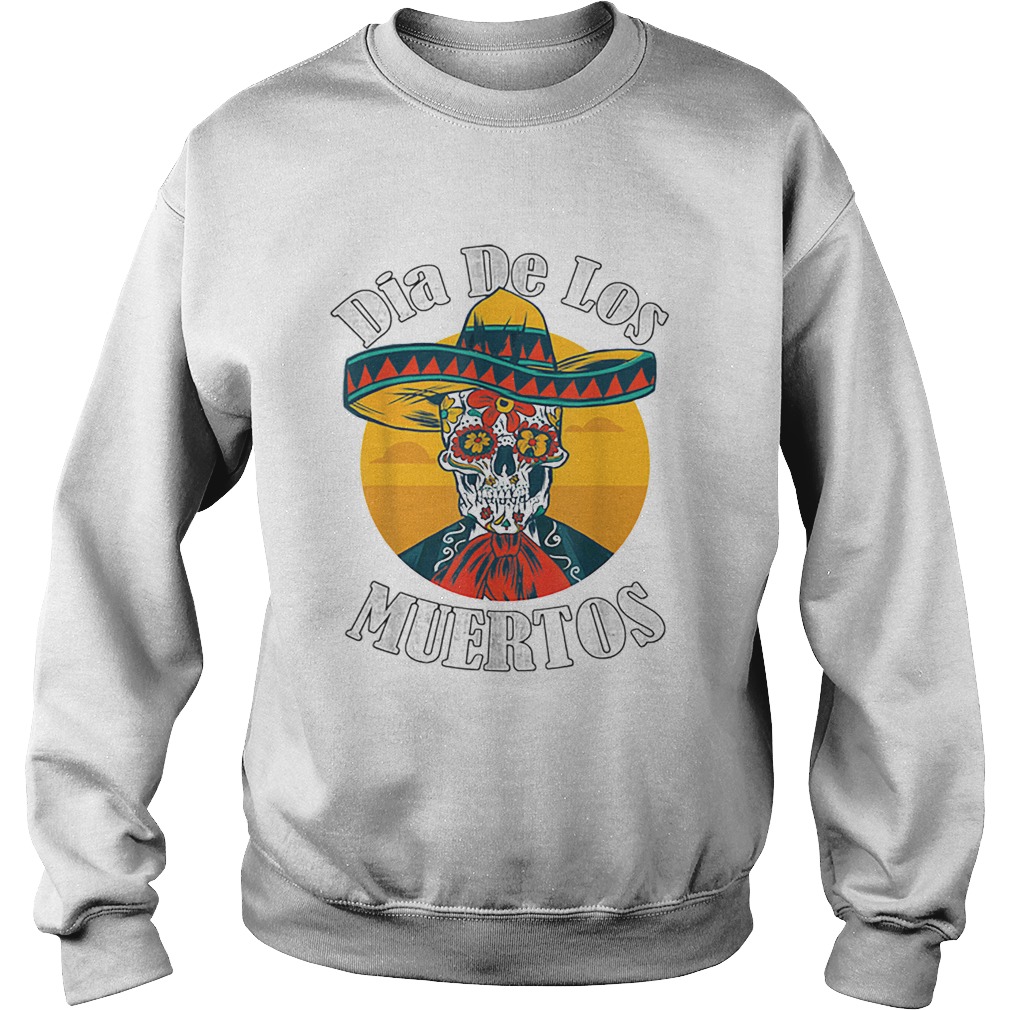 Dia De Los Muertos Day Of The Dead Skull Costume Halloween Sweatshirt