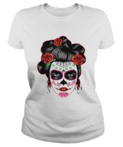 Dia de los Muertos Day of the Dead Skull Halloween  Classic Ladies