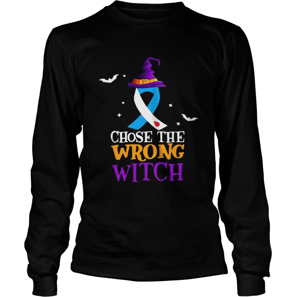 Diabetes Choose The Wrong Witch Halloween LongSleeve