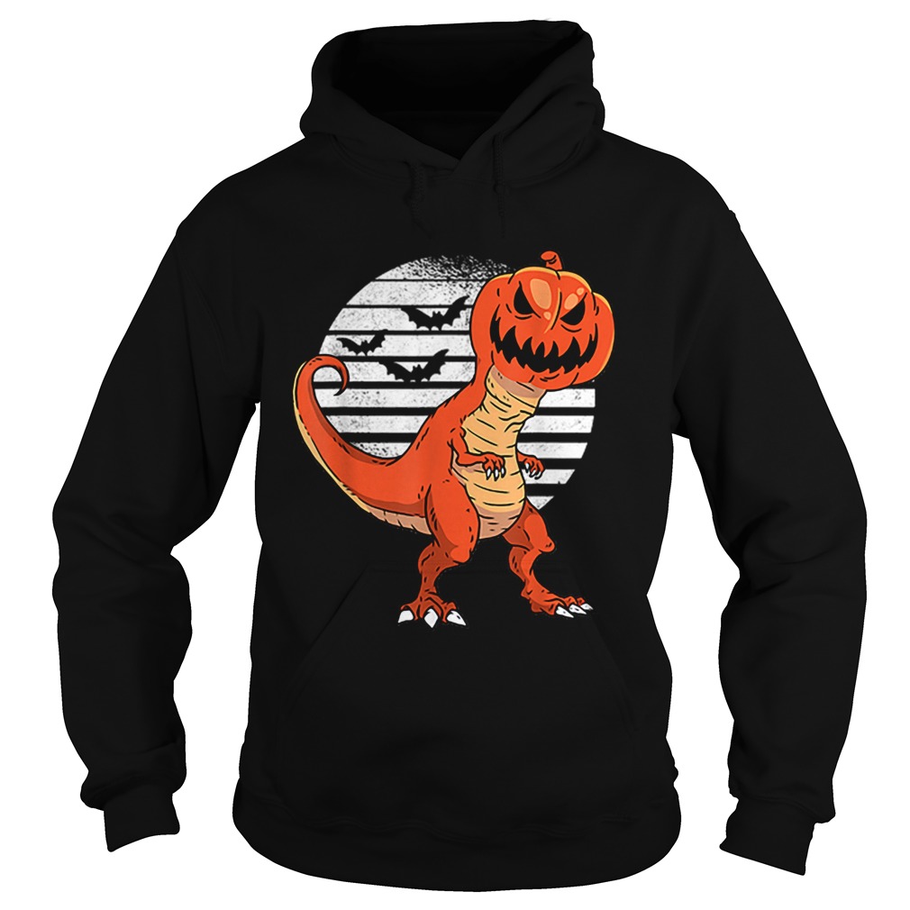 Dinosaur Pumpkin Head Halloween Costume Hoodie