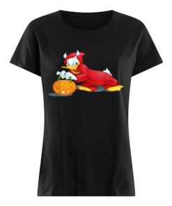 Disney Halloween Donald Duck Devil  Classic Women's T-shirt