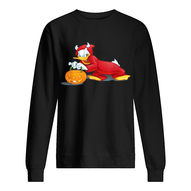 Disney Halloween Donald Duck Devil Unisex Sweatshirt