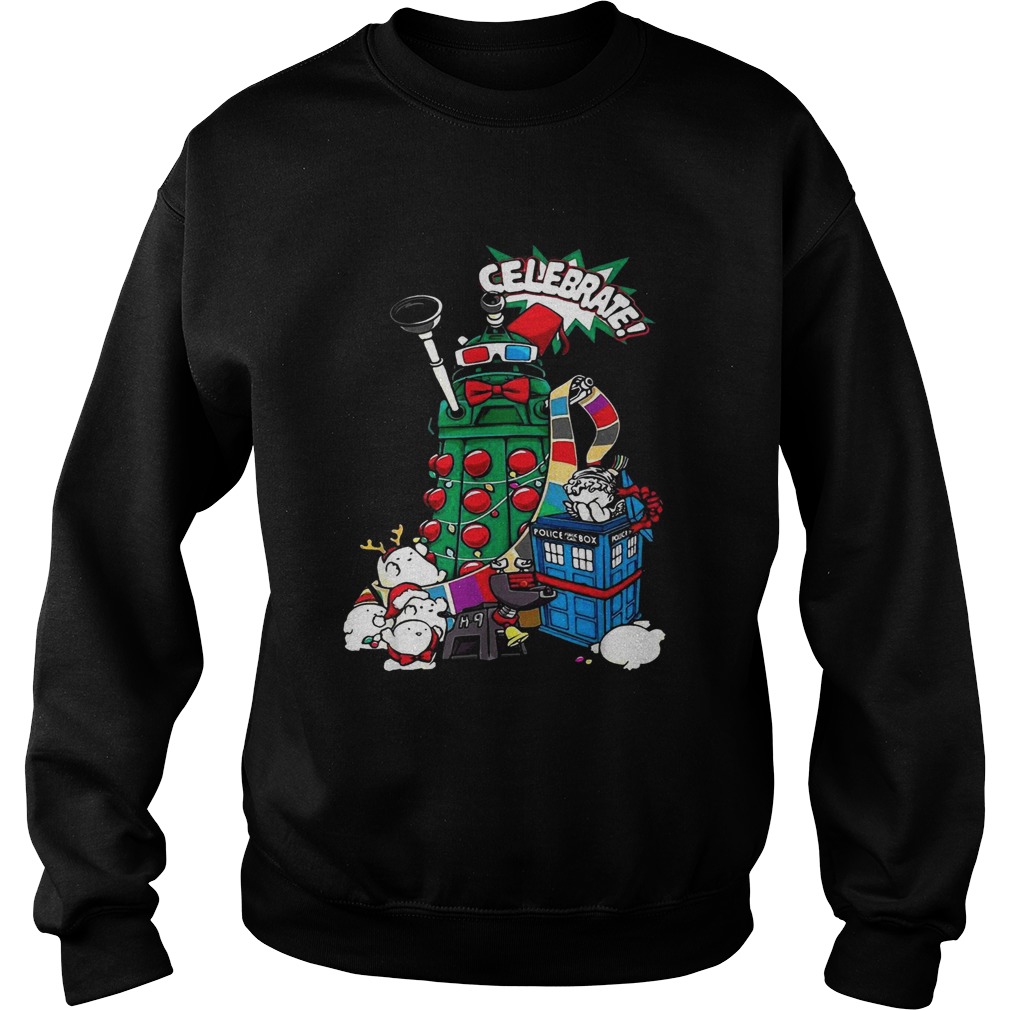 Doctor Who celebrate Christmas Sweatshirt