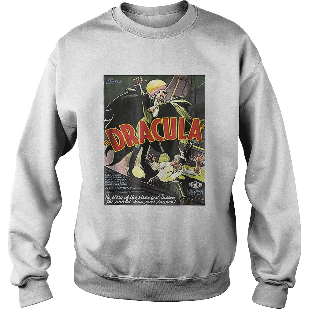 Dracula Monster Vintage Movie Poster Halloween Sweatshirt