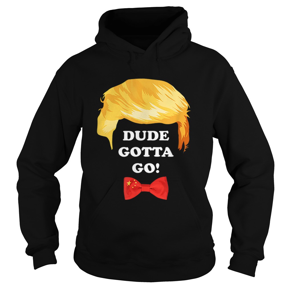 Dude Gotta Go Kamala Halloween Trump Hoodie