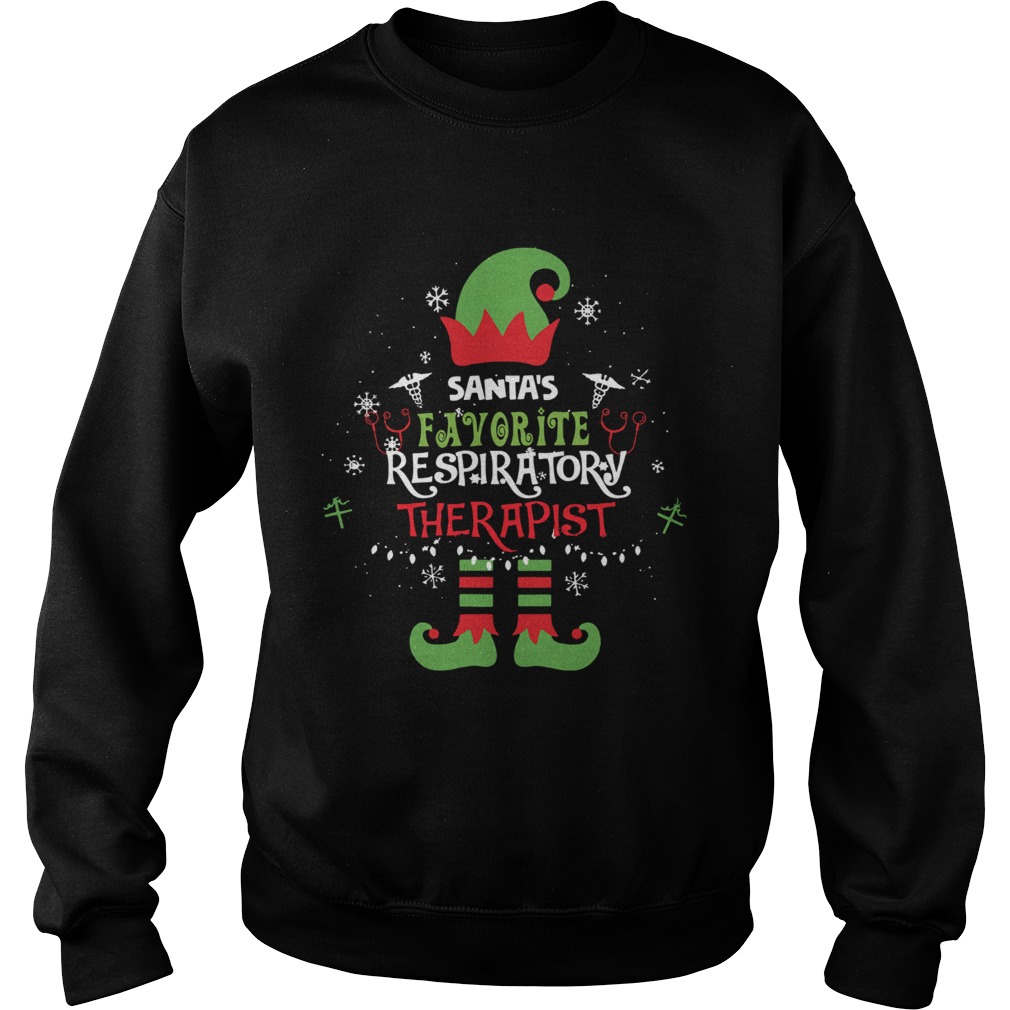 ELF Santas Favorite Respiratory therapist Sweatshirt