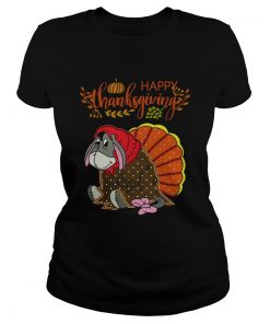 Eeyore Turkey happy thanksgiving  Classic Ladies