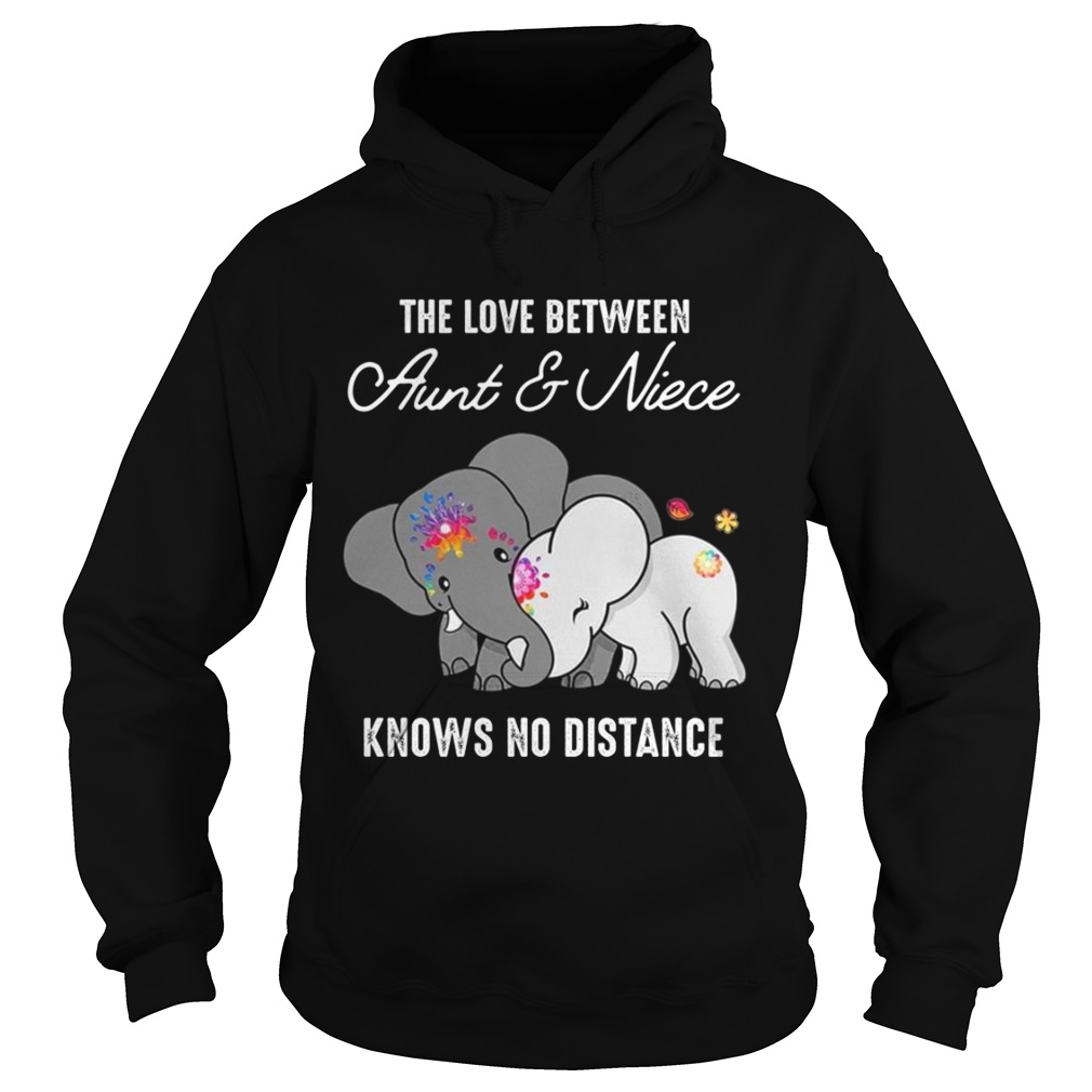 Elephant The Love Between Aunt And Niece Knows No Distance Shirt Hoodie