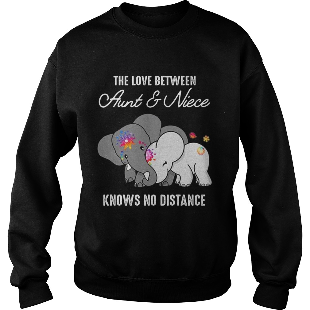 Elephant The Love Between Aunt And Niece Knows No Distance Shirt Sweatshirt