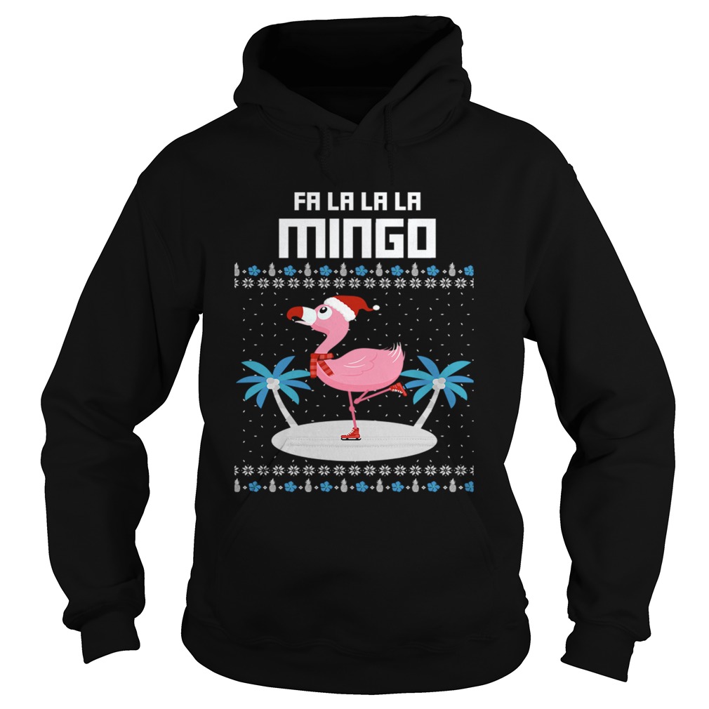 Fa La La Flamingo Ugly Christmas TShirt Hoodie