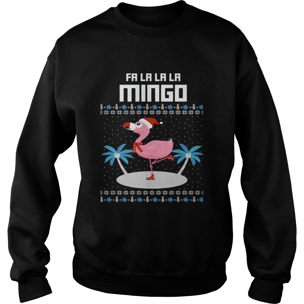 Fa La La Flamingo Ugly Christmas TShirt Sweatshirt