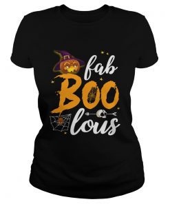 Faboolous Funny Boo Ghost Halloween Costume Womens Vintage Sport TShirt Classic Ladies