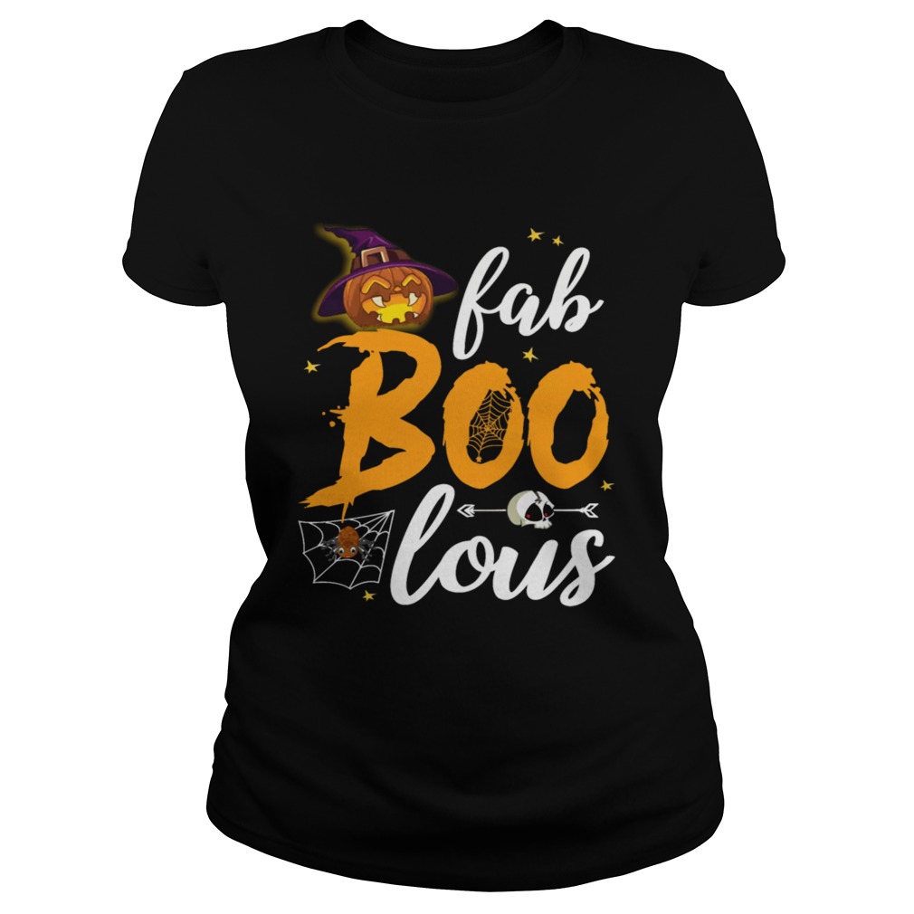 Faboolous Funny Boo Ghost Halloween Costume Womens Vintage Sport TShirt Classic Ladies