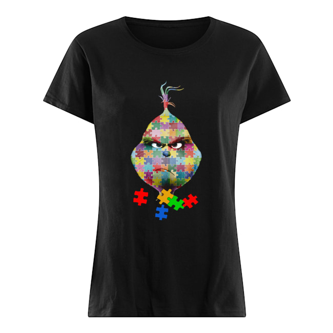 Face Grinch autism Classic Women's T-shirt