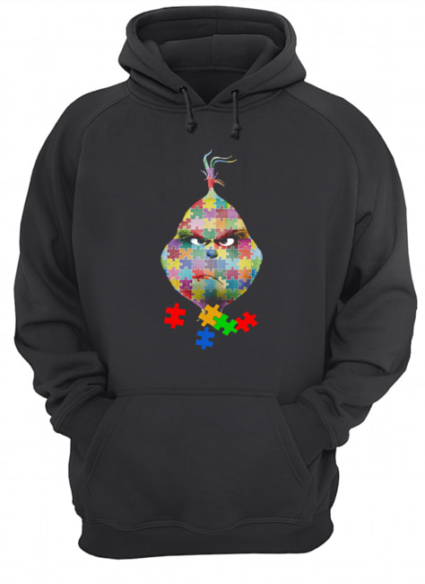 Face Grinch autism Unisex Hoodie