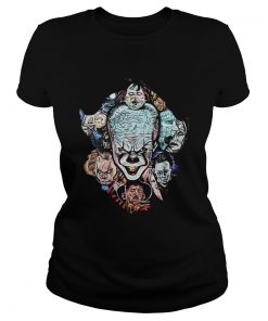 Face of Pennywise mashup Horror Character  Classic Ladies