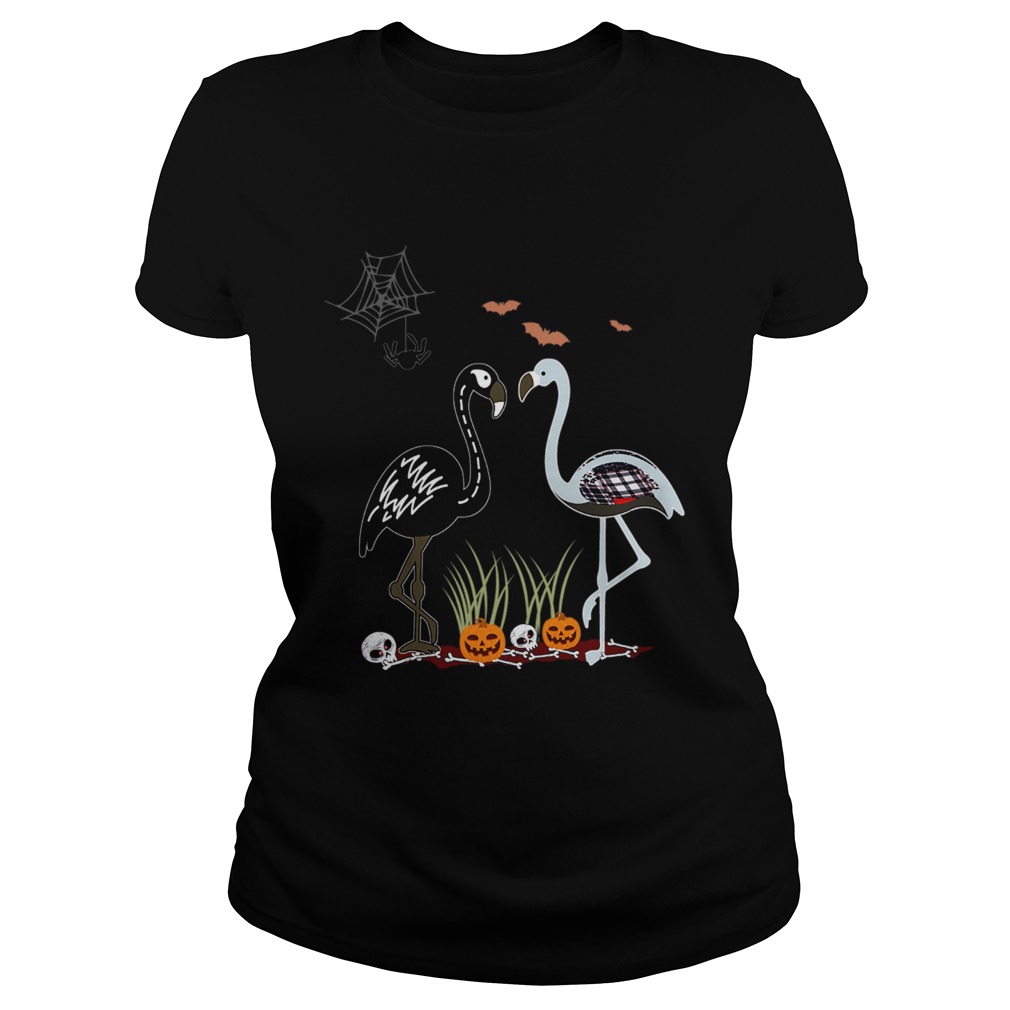 Flamingo Halloween Funny Flamingo Lover TShirt Classic Ladies