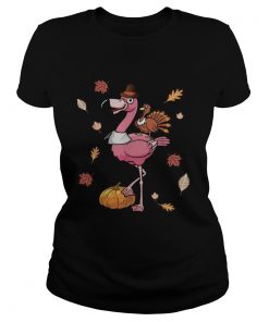 Flamingo and chicken turkey pumpkin  Classic Ladies