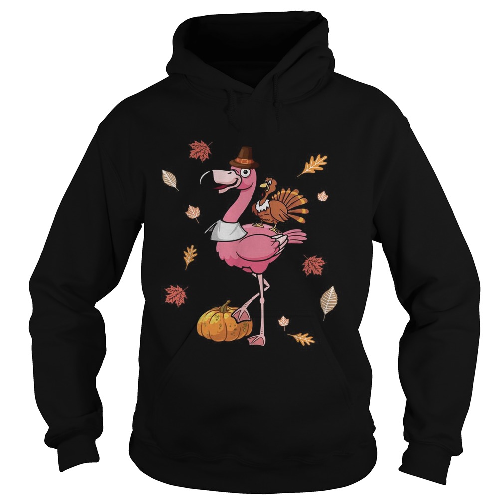 Flamingo and chicken turkey pumpkin Hoodie