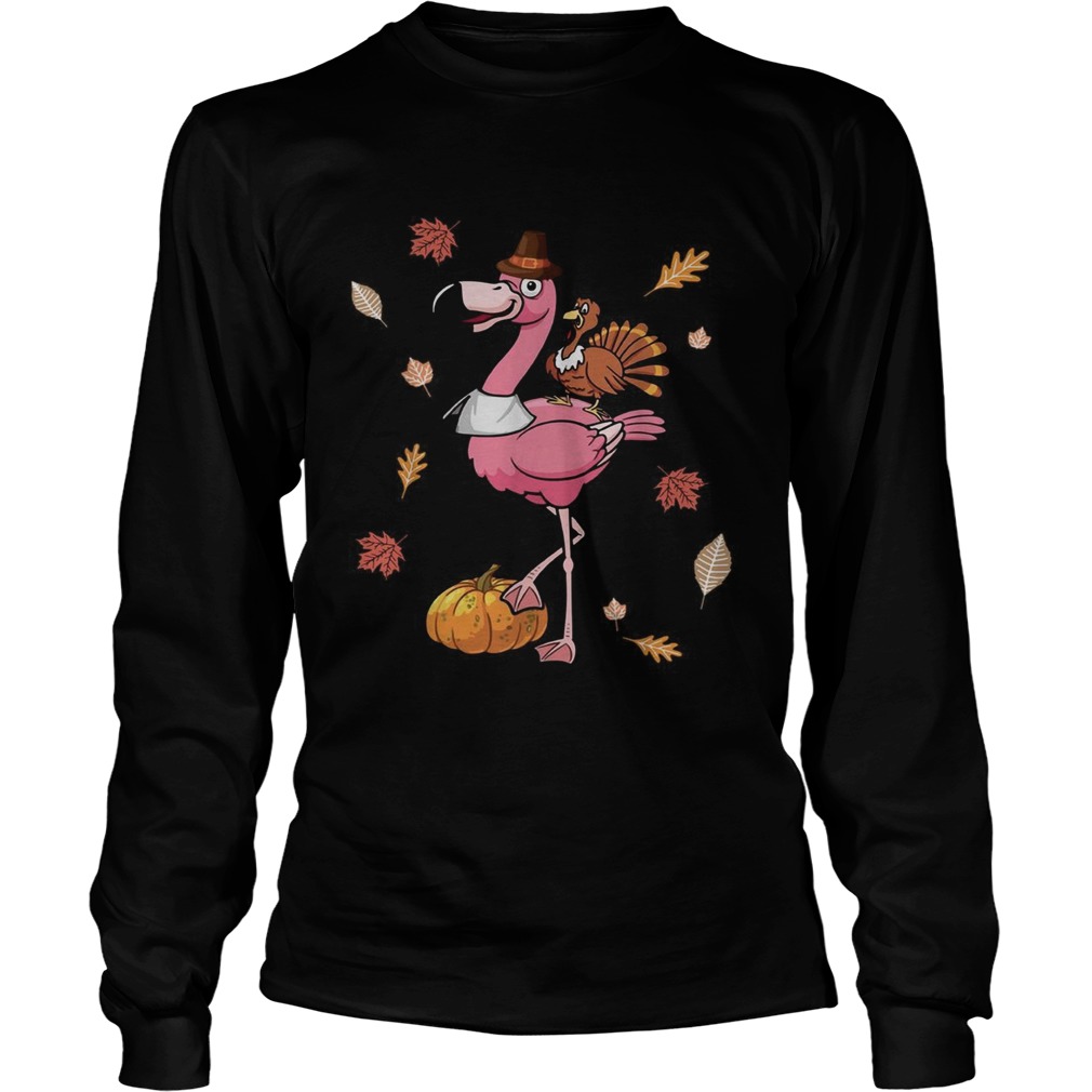 Flamingo and chicken turkey pumpkin LongSleeve