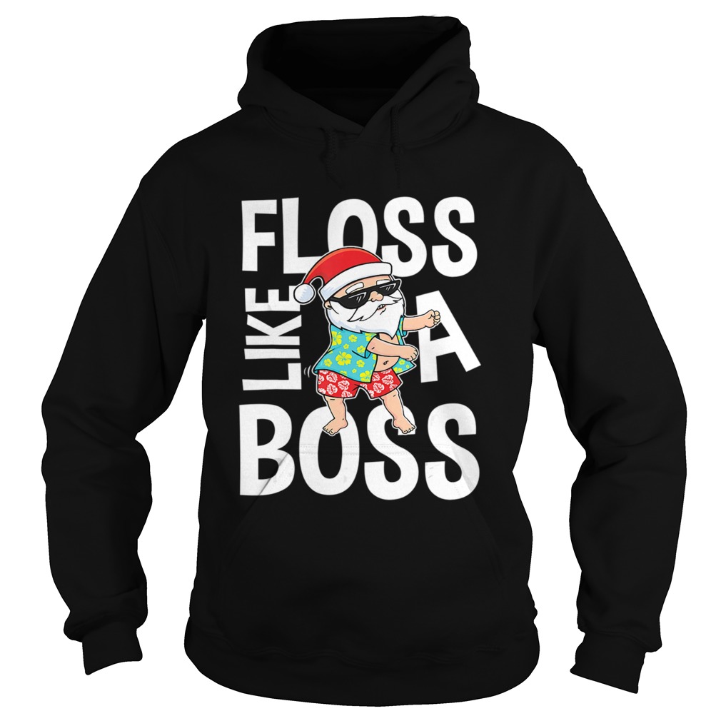 Floss Like A Boss Santa Flossing Summer TShirt Hoodie