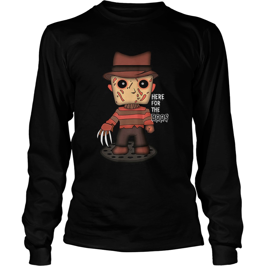 Freddy Krueger Here For The Boos Halloween LongSleeve