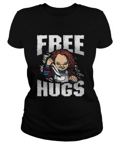 Free Hugs Chucky Halloween  Classic Ladies