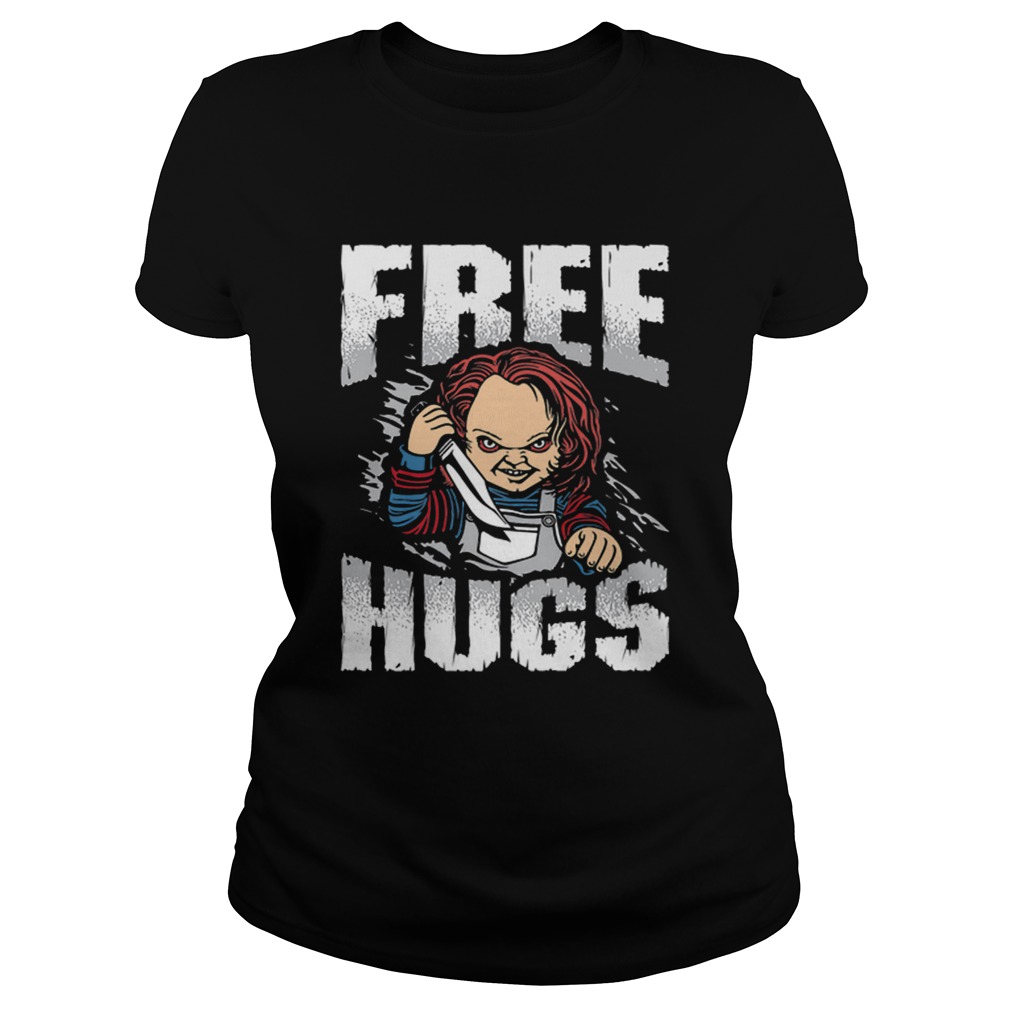 Free Hugs Chucky Halloween Classic Ladies