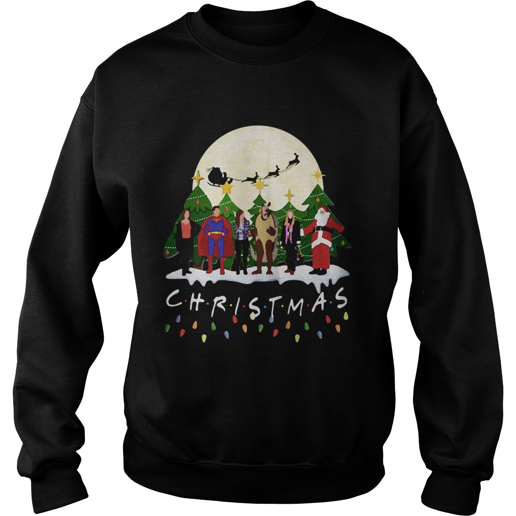 Friends Christmas the one with halloween party Sweatshirt