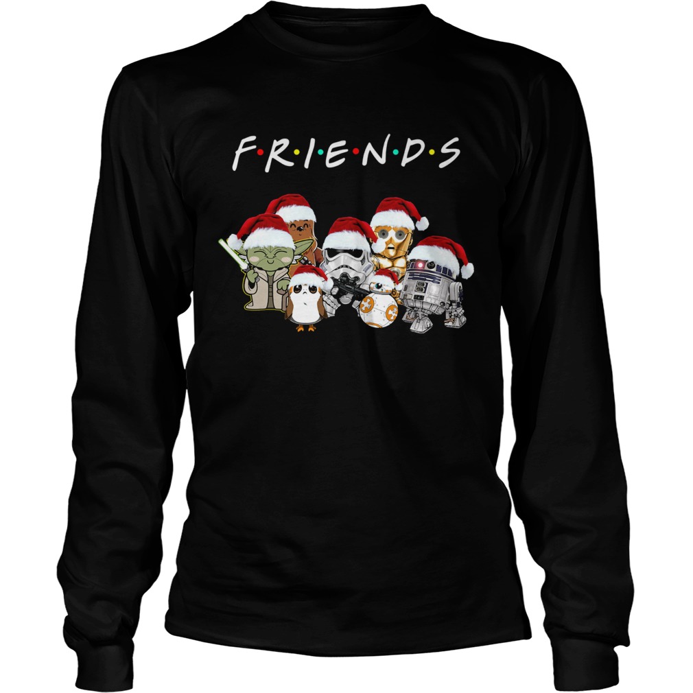 Friends Star Wars All Characters Christmas LongSleeve