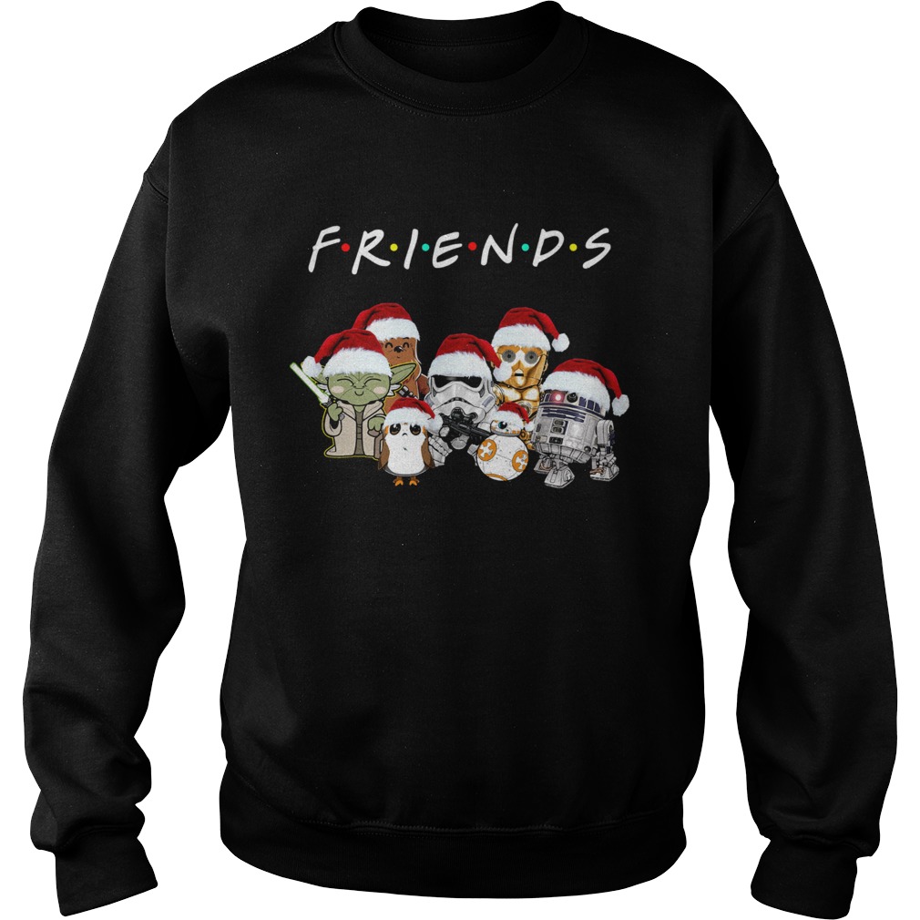 Friends Star Wars All Characters Christmas Sweatshirt