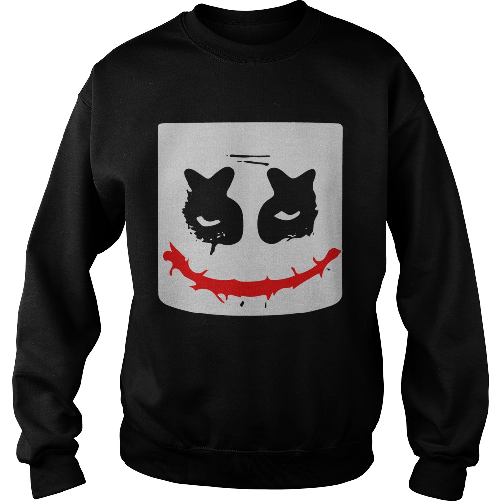 Funny Scary Joker Face Halloween Costume Shirt Sweatshirt