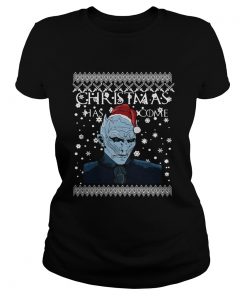 Game of Thrones Christmas Has Come White Walker Shirt Classic Ladies