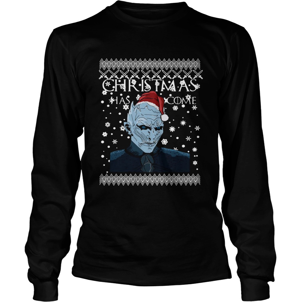 Game of Thrones Christmas Has Come White Walker Shirt LongSleeve