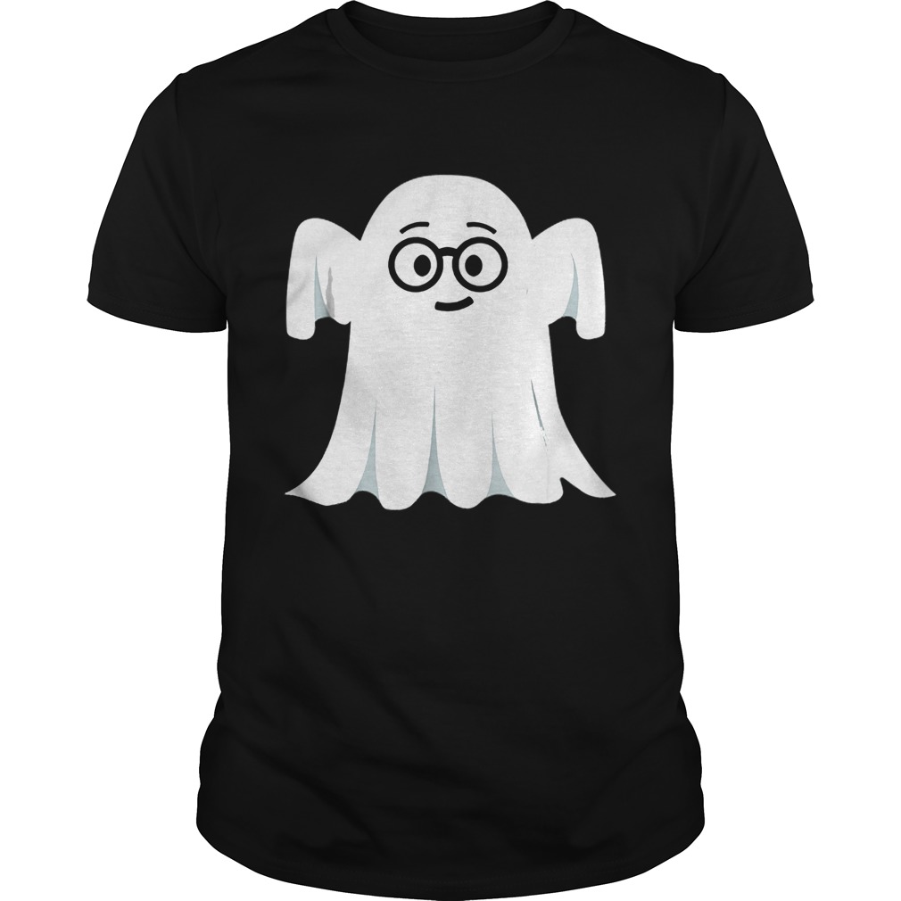 Ghost Emoji Nerd Geek Halloween shirt