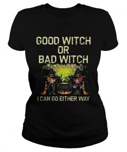 Good or Bad Witch Cute Womens Halloween  Classic Ladies