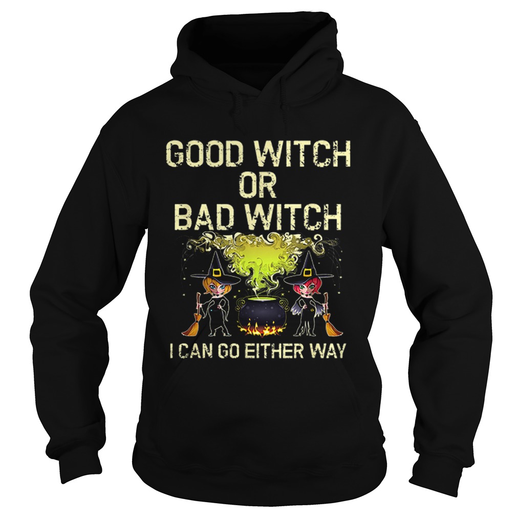 Good or Bad Witch Cute Womens Halloween Hoodie