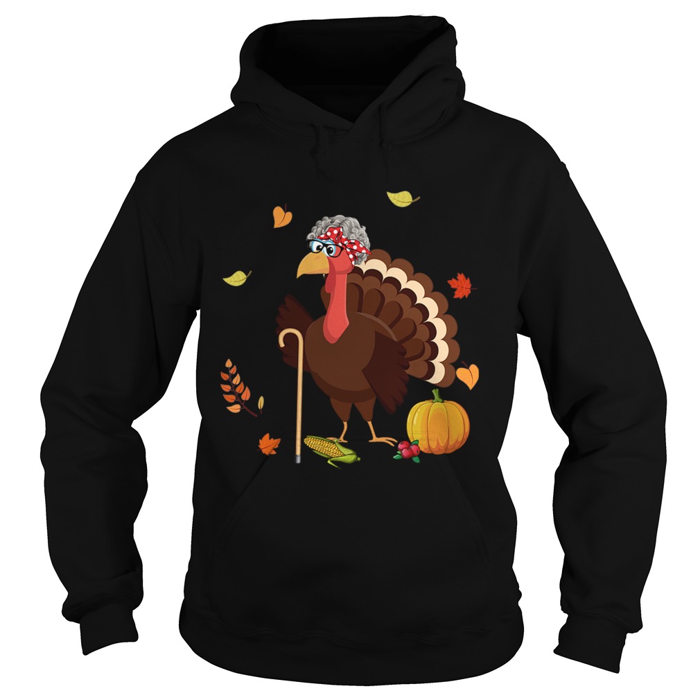 Grandma Turkey Thanksgiving Gift TShirt Hoodie