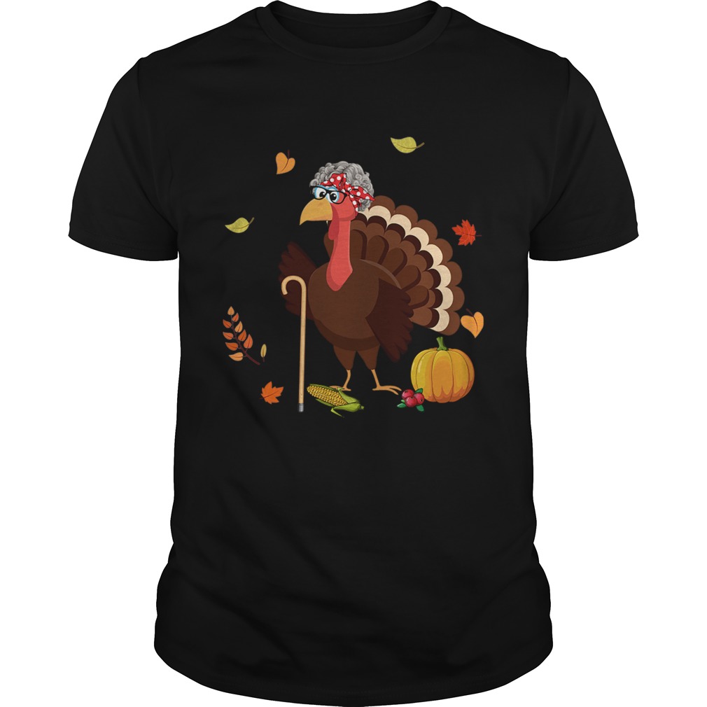 Grandma Turkey Thanksgiving Gift TShirt