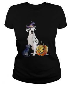 Great Dane Dog Halloween Harlequin  Classic Ladies