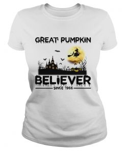 Great Pumpkin Believer Since 1966 halloween  Classic Ladies