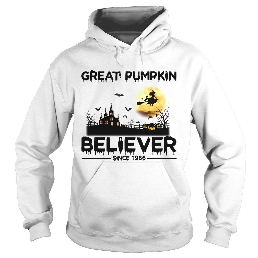 Great Pumpkin Believer Since 1966 halloween Hoodie