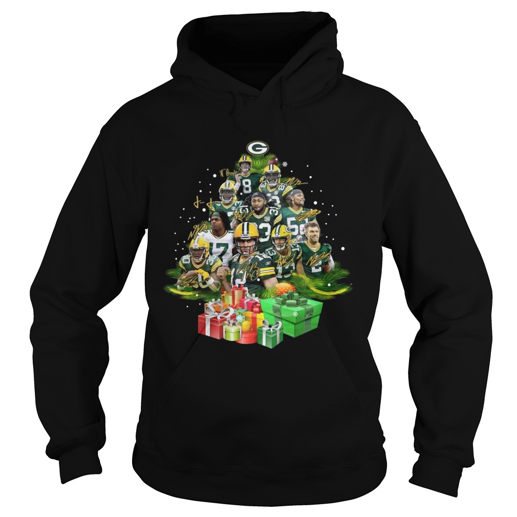 Green Bay Packers Players Christmas Tree Hoodie