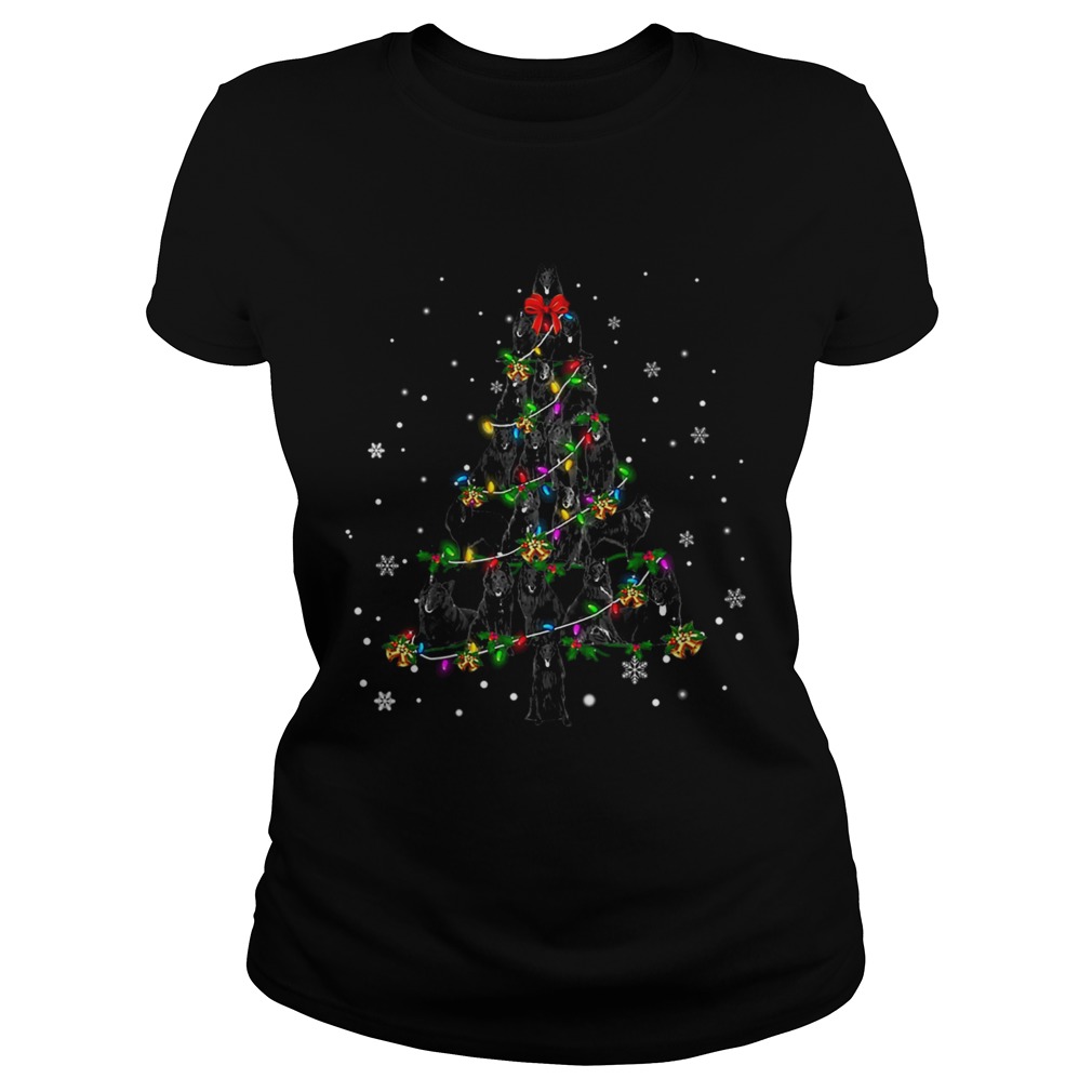 Groenendael Christmas Tree TShirt Classic Ladies